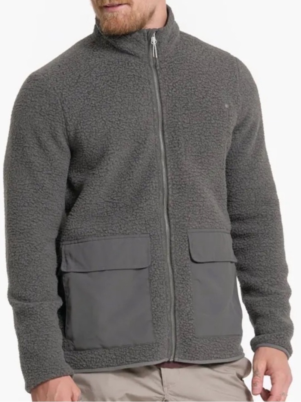 Vuori Idyllwind Sherpa Jacket In Charcoal- Size XXL